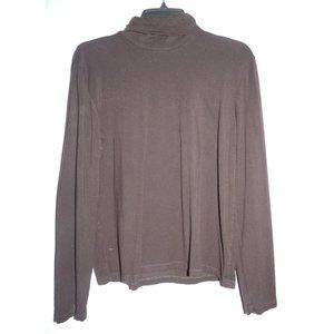 Women's Grey Turtleneck, Ralph Lauren, Size Large